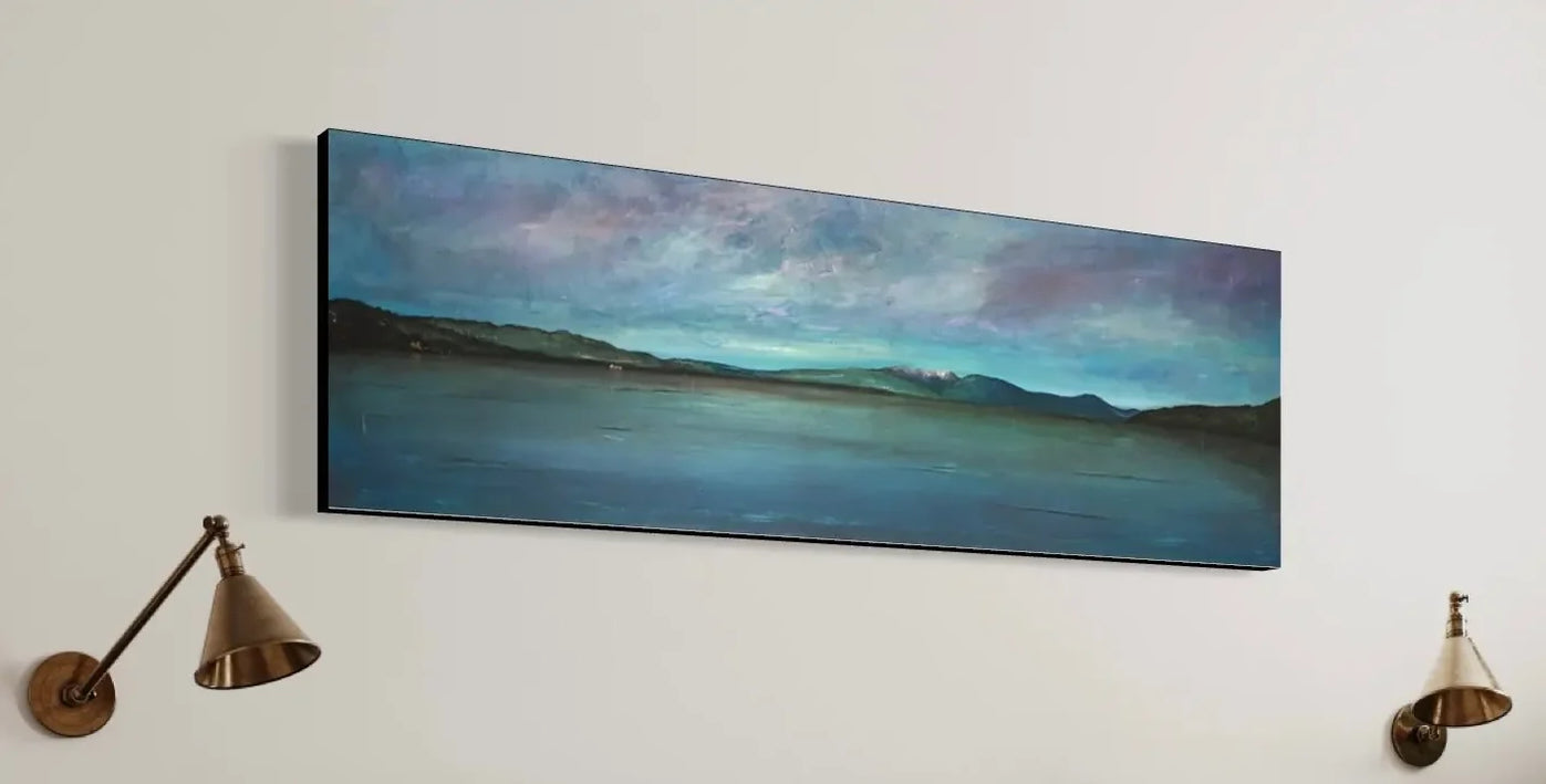 Scottish Panoramic Art: Wide Landscape Paintings Inspired by Scotland
