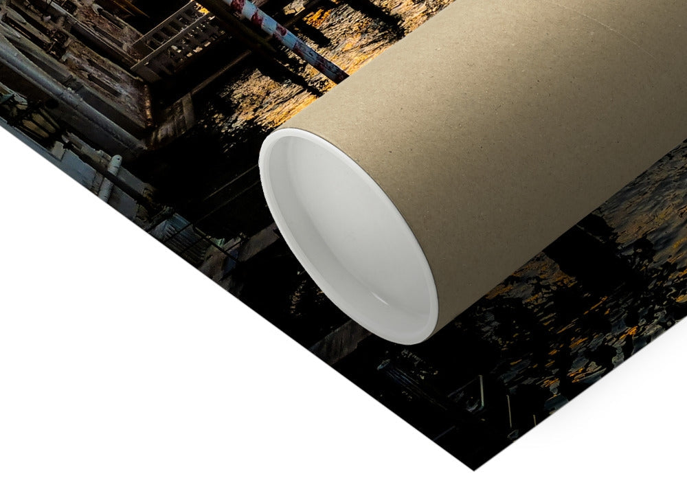 Sunrise over Basilica Santa Maria della Salute from Ponte dell'Accademia - Venice Fine Art Print