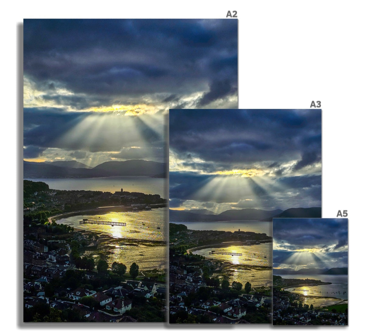 Gourock from Lyle Hill | Inverclyde Fine Art Print