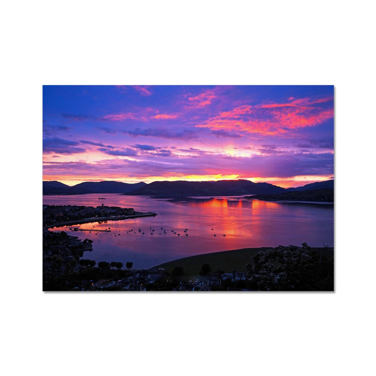 Gourock & Argyll from the Lyle Hill Fine Art Print