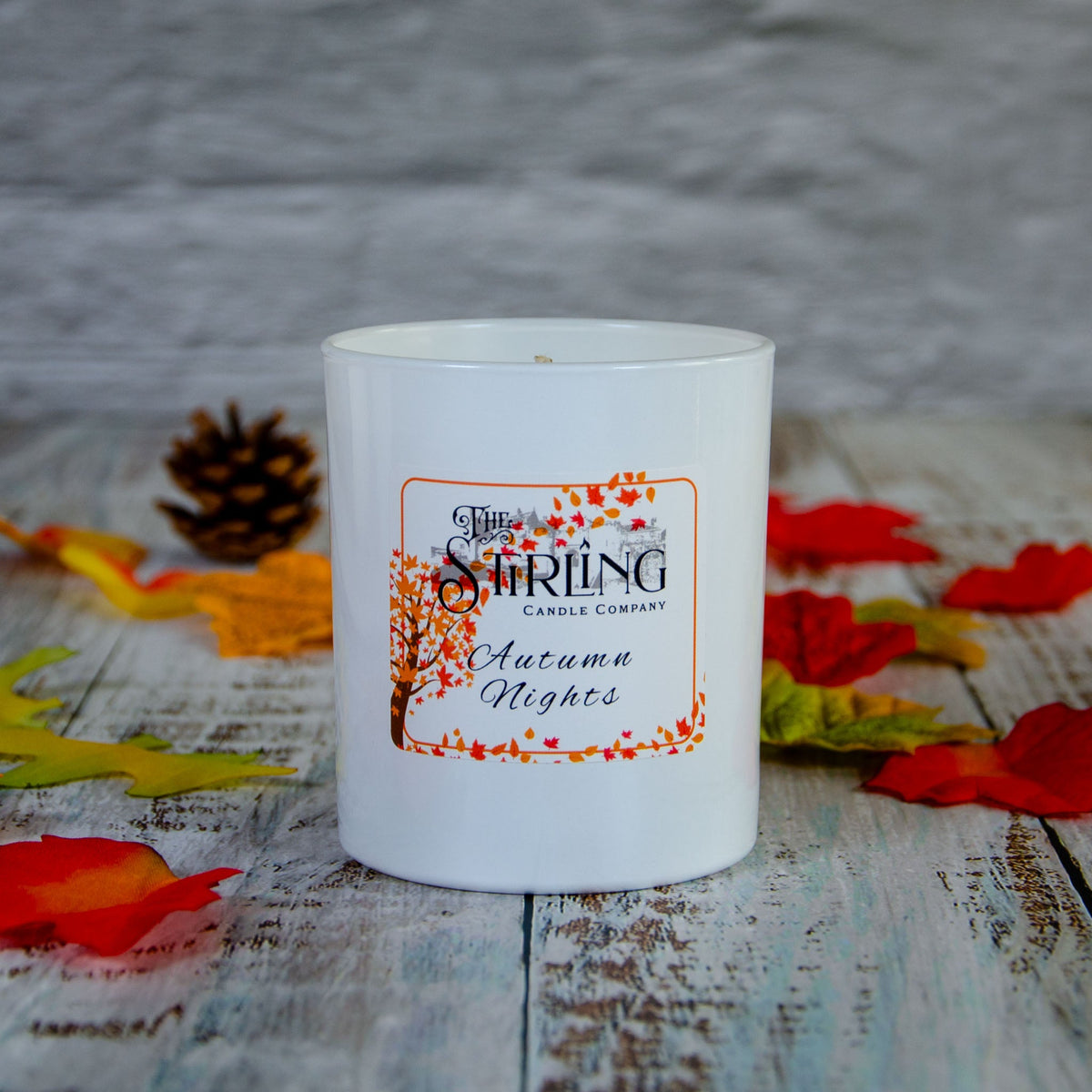 Herbstnächte - Große Kerze