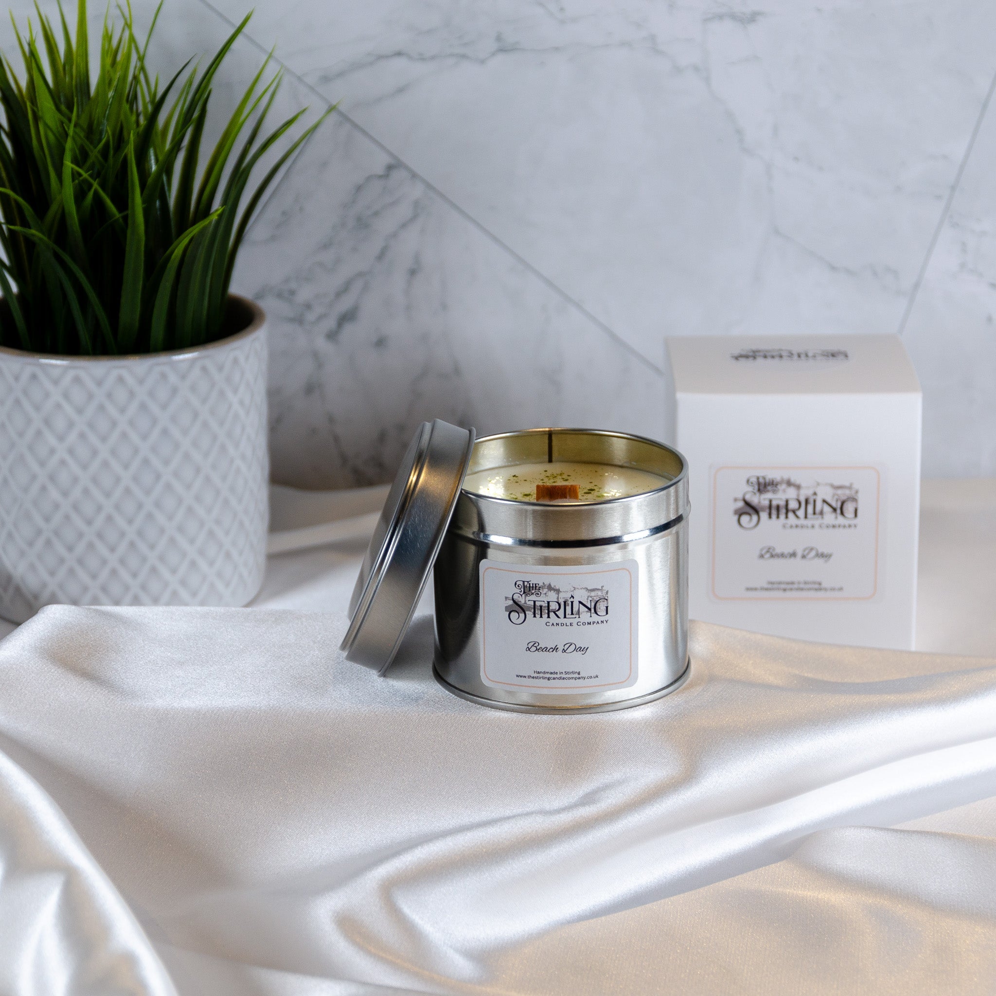 Beach Day – Reisekerze in Dose – Holzdocht