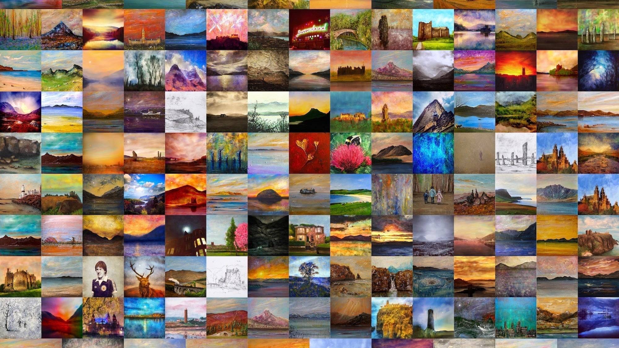 About Scottish Landscape Artist Hunter.