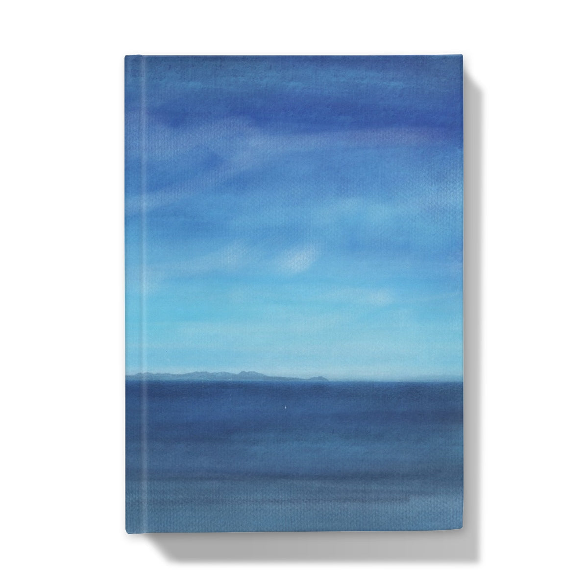 Blue Ocean Textured Notebook in Arran & Ailsa Craig Journal