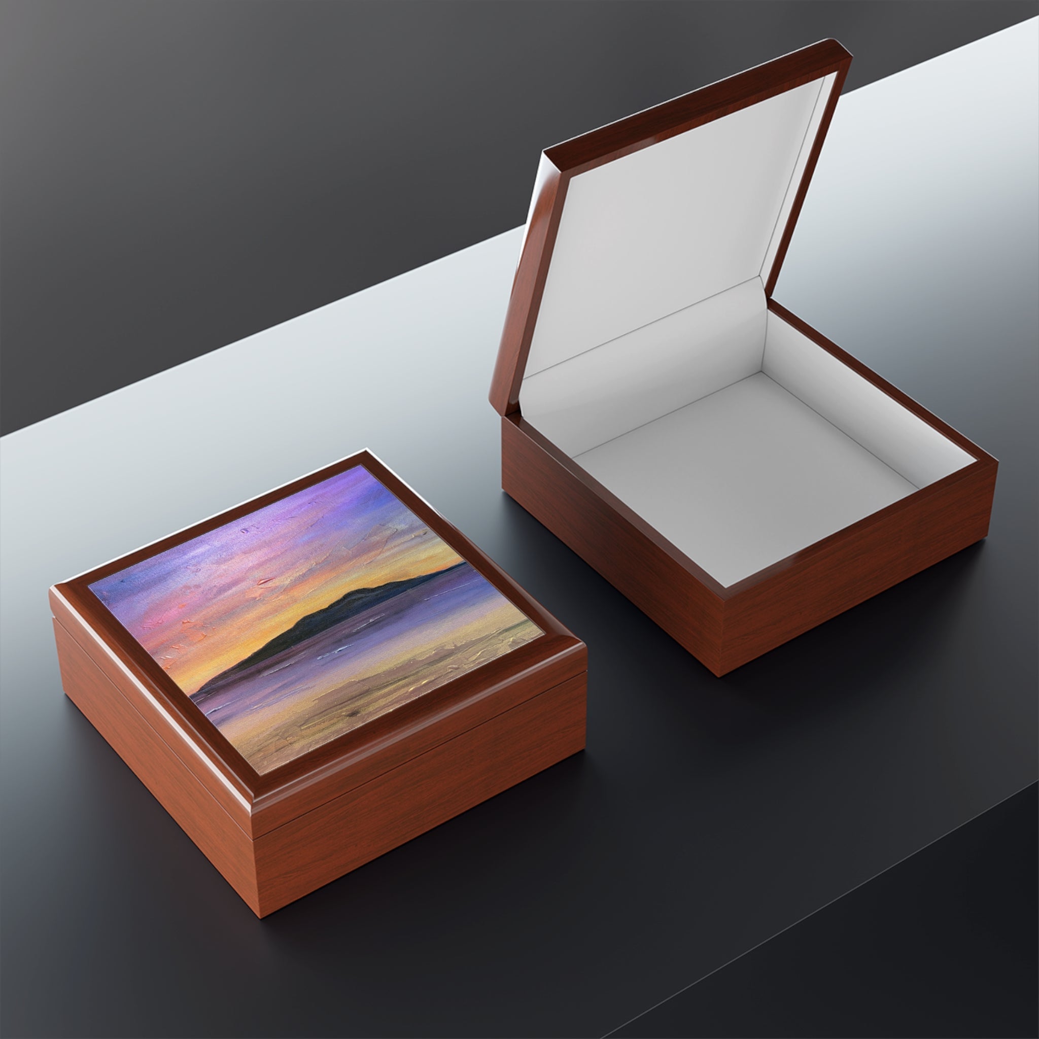 Arran Amethyst | Jewellery Box | Scotland - Art Gallery - Free Shipping Worldwide