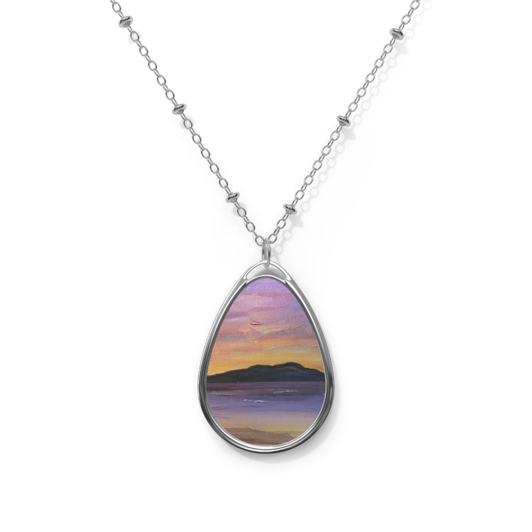 Arran Amethyst | Scottish Art Jewellery | Necklace - Gallery Scotland - Free Shipping Worldwide