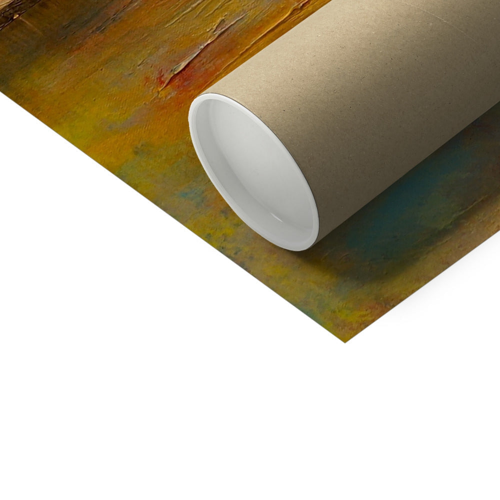 Arran Dusk Artist Proof Collector Print in white wood-grain tube