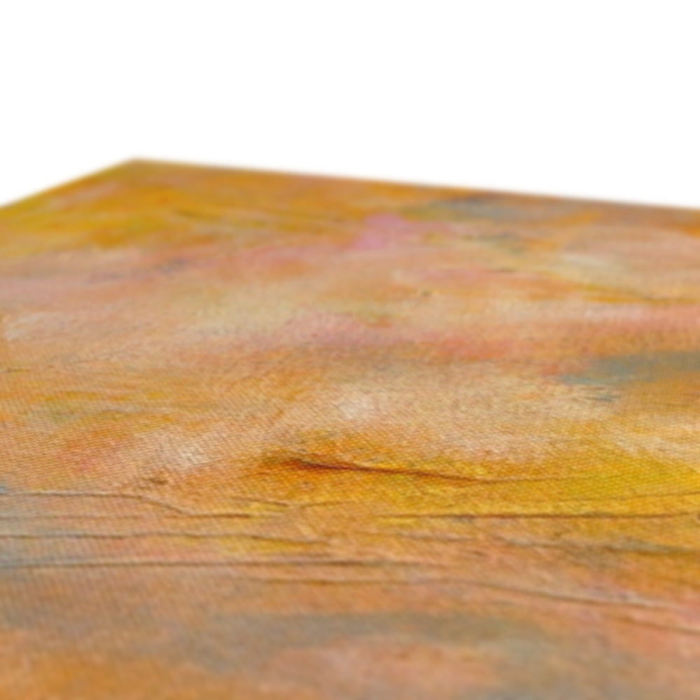 Arran Dusk Canvas Prints: wooden rectangular cutting board with natural grain