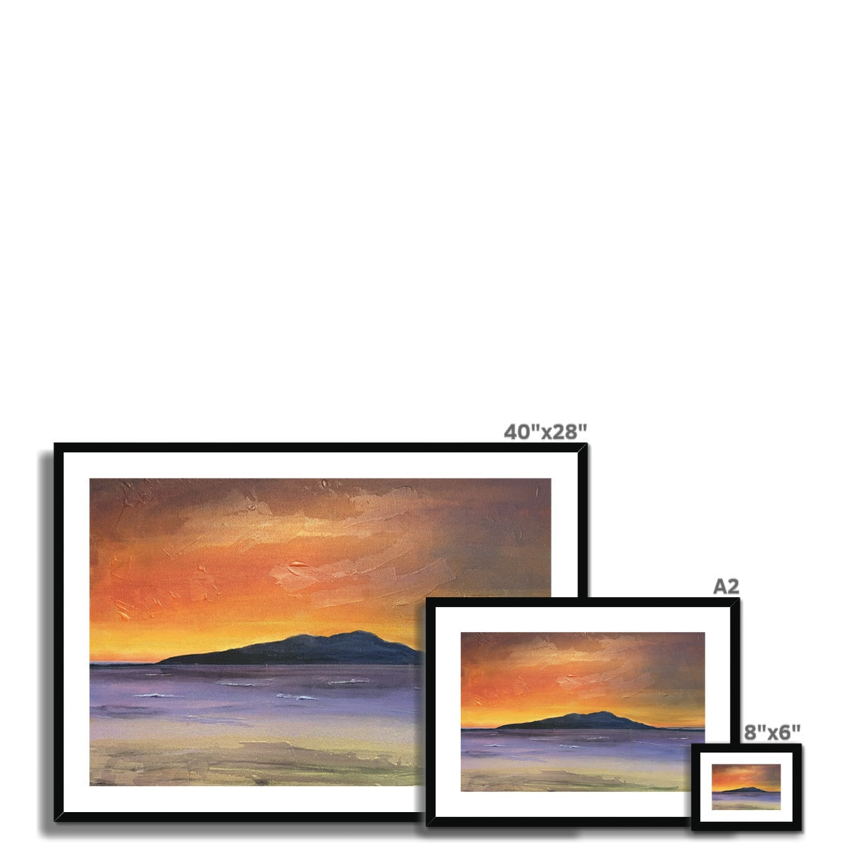Arran Embers Art Prints - Gallery Scotland - Free Shipping Worldwide