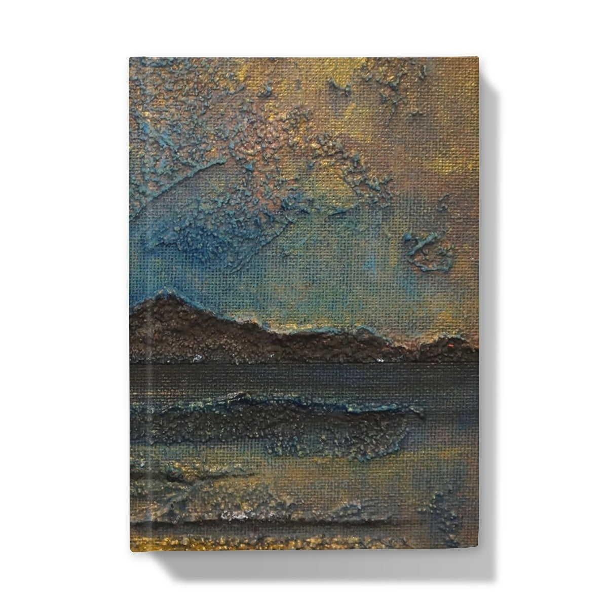 Arran Moonlight journal with serene mountain landscape art