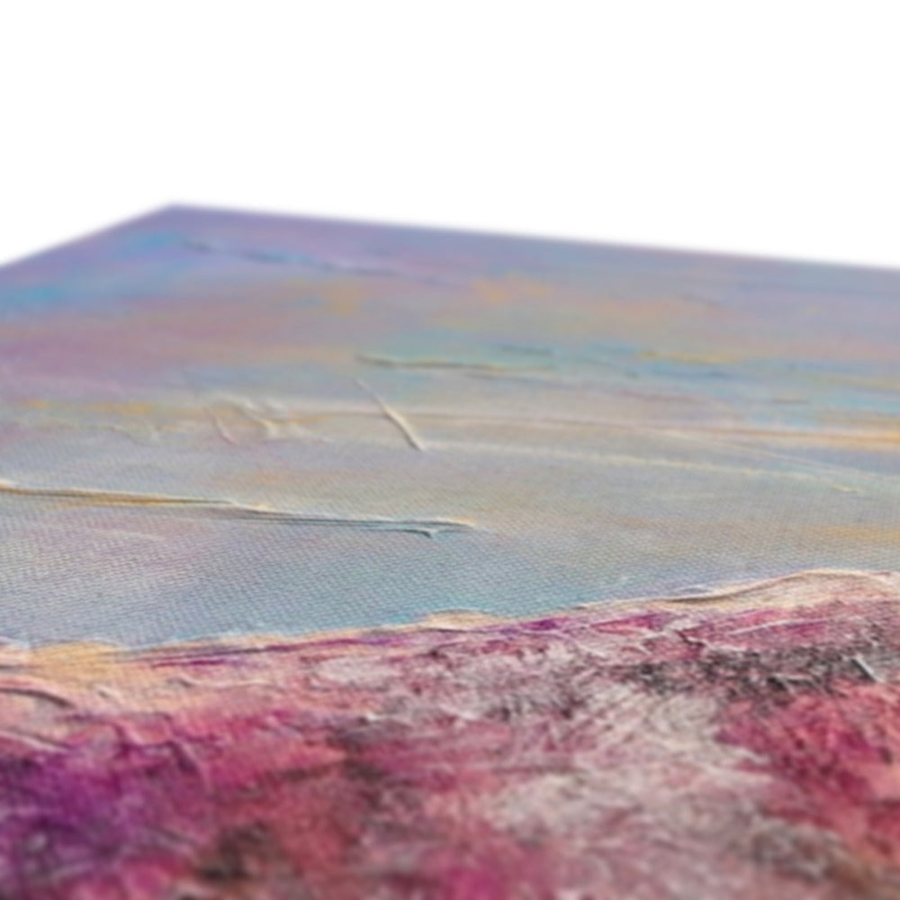 Iridescent rainbow Ben Lomond canvas print with glossy plastic finish