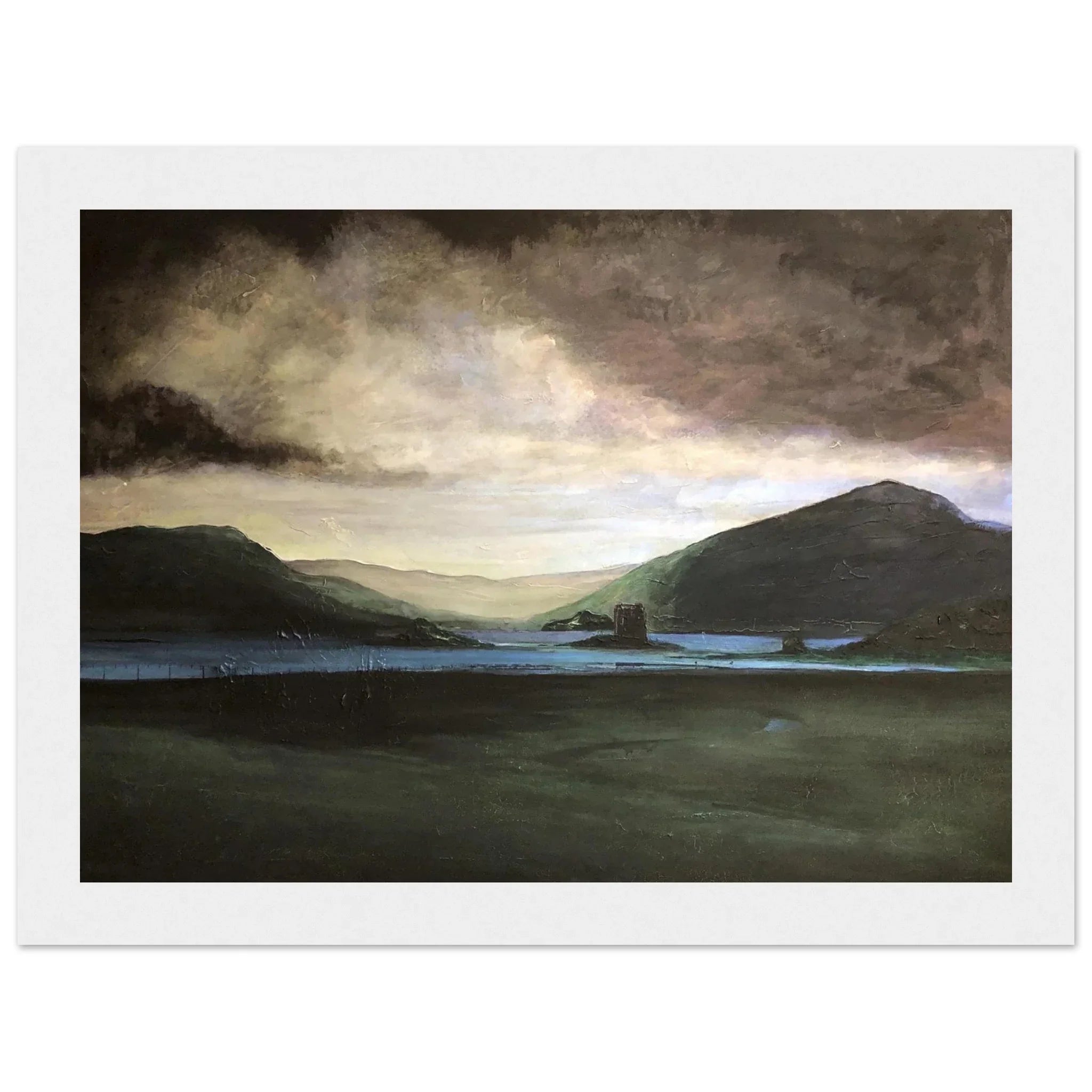 A Brooding Castle Stalker | Scotland In Your Pocket - Historic & Iconic Art Gallery - Free Shipping Worldwide