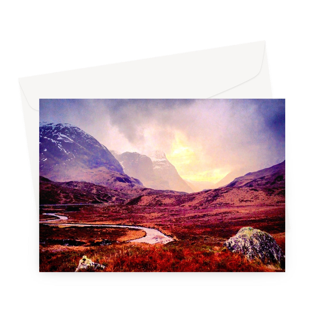 2019 Toyota Camry on Brooding Glencoe Greeting Card