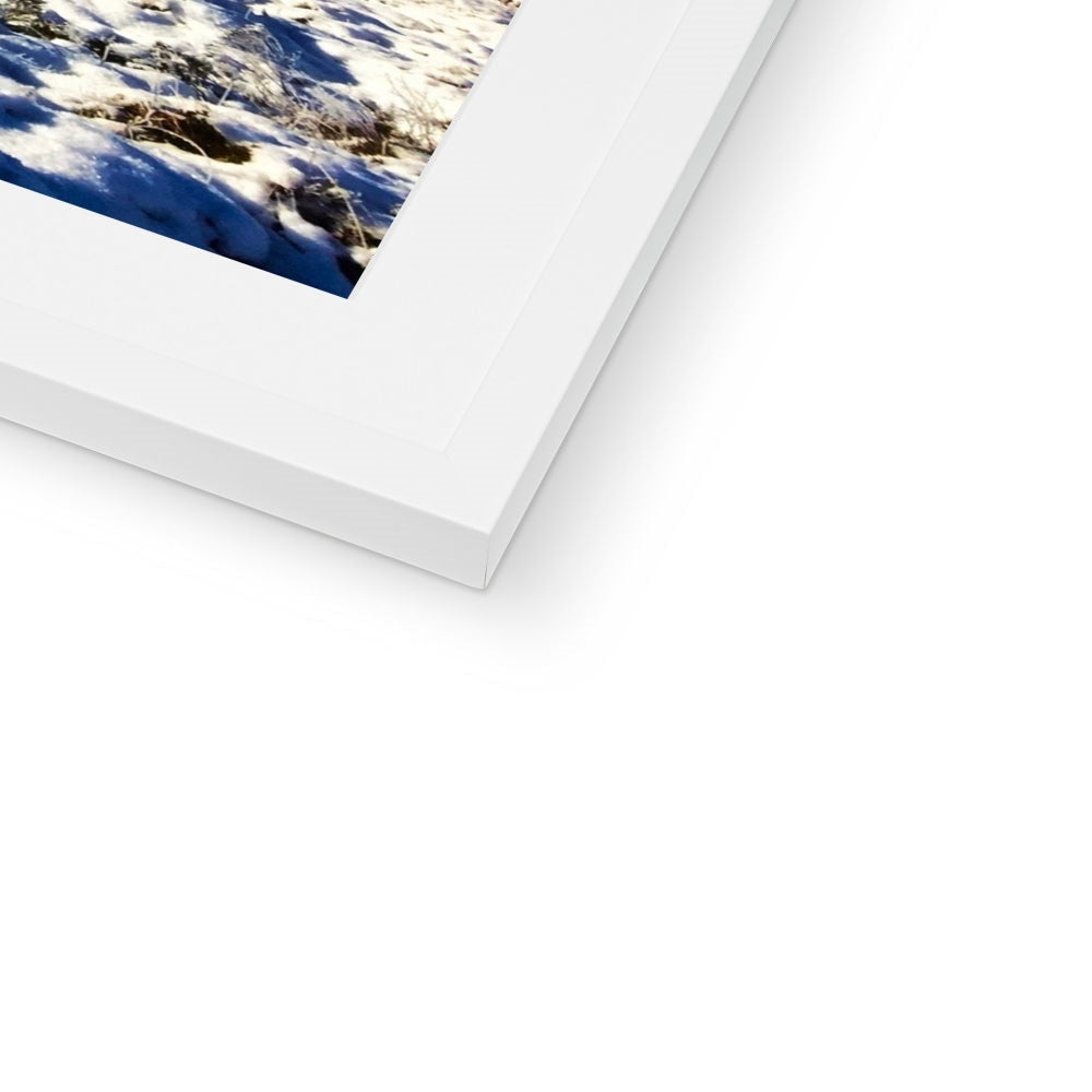 Buachaille Etive Mor winter minimalist mountain canvas print