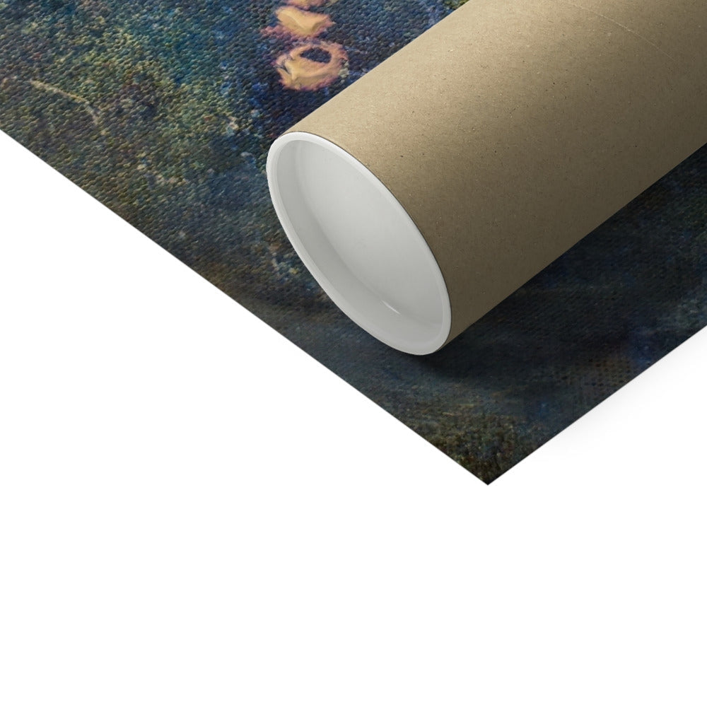 Cairngorms Waterfall Abstract Print with Night Sky Wrapping Paper