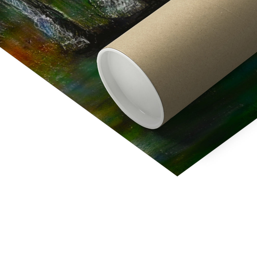 Brown cardboard tube for Callanish Northern Lights artist proof print