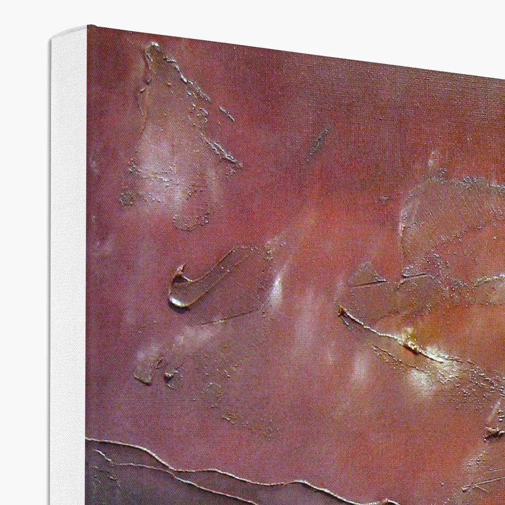 Copper textured wall art panel with abstract metallic finish