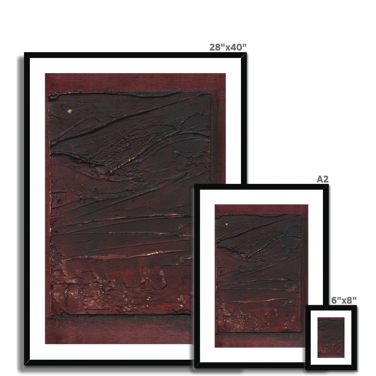 The Crimson Window Art Prints - Abstract & Impressionistic Gallery Scotland - Free Shipping Worldwide