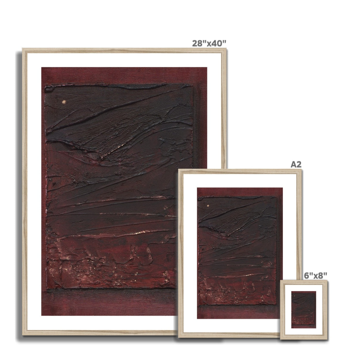 The Crimson Window Art Prints - Abstract & Impressionistic Gallery Scotland - Free Shipping Worldwide