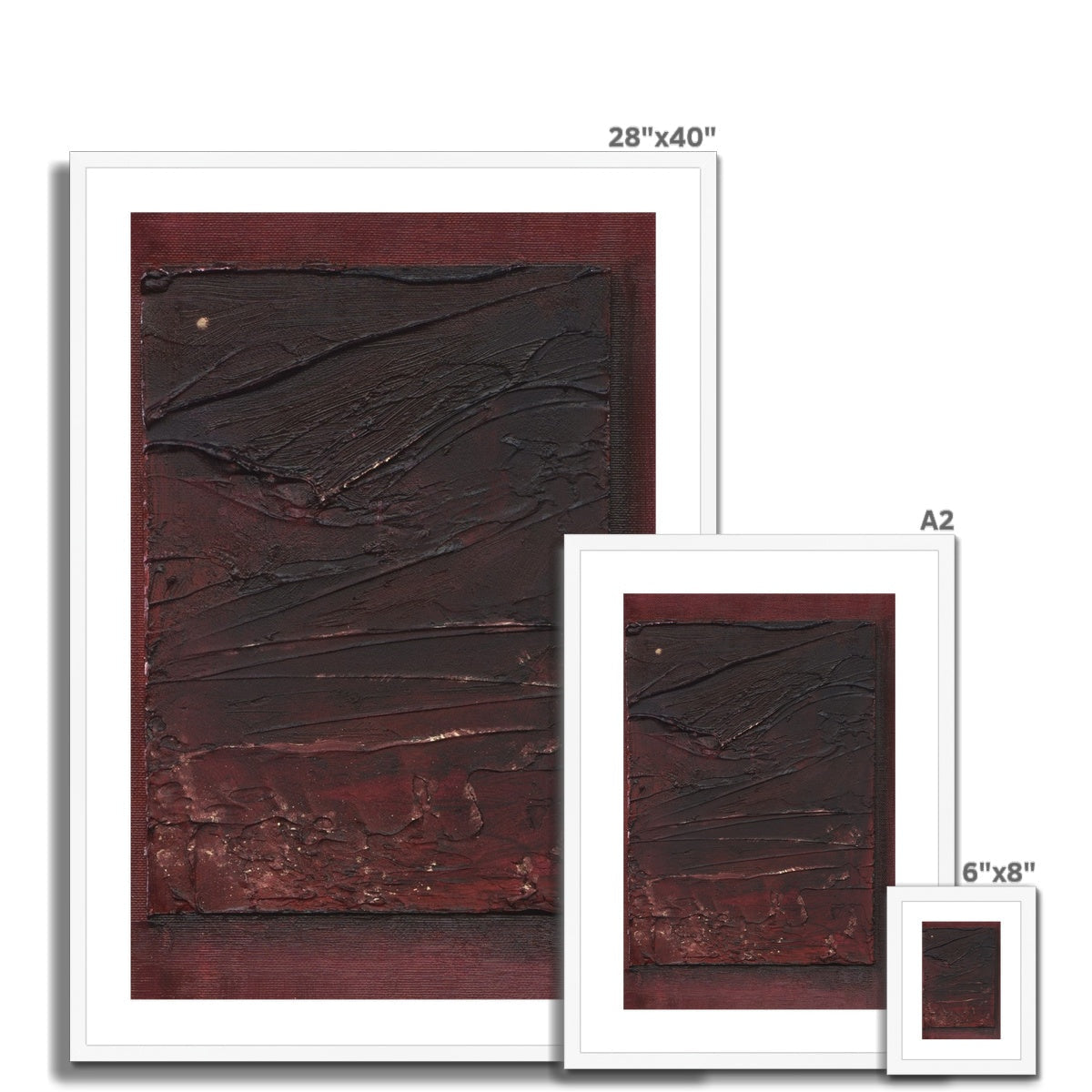 The Crimson Window Art Prints - Abstract & Impressionistic Gallery Scotland - Free Shipping Worldwide