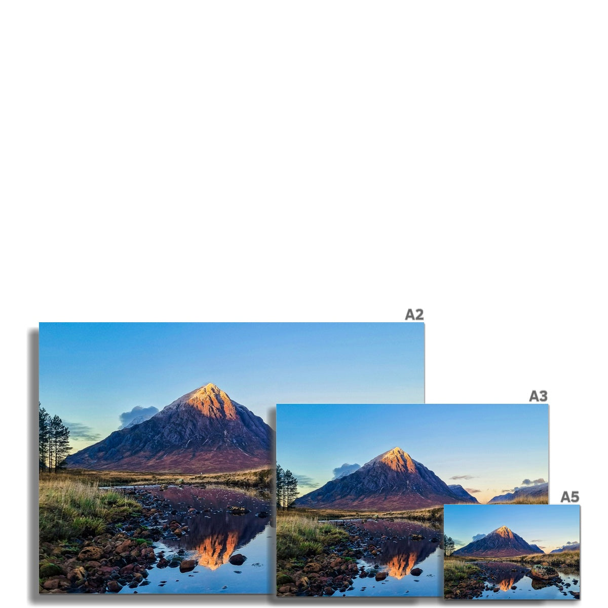 Buachaille Etive Mòr - Kunstdruck von Glencoe