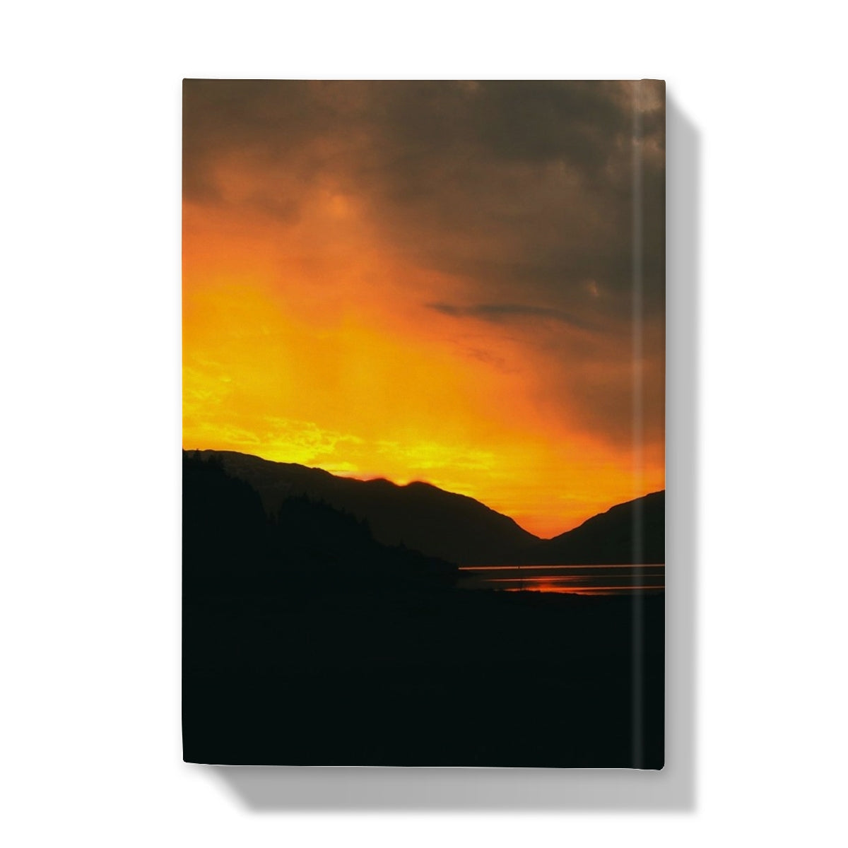 2019 MacBook Pro with Touch Bar on Deep Loch Leven Sunset Journal