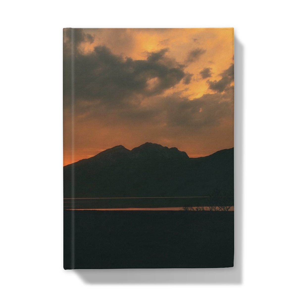 2019 MacBook Pro with Touch Bar on Deep Loch Leven Sunset Journal