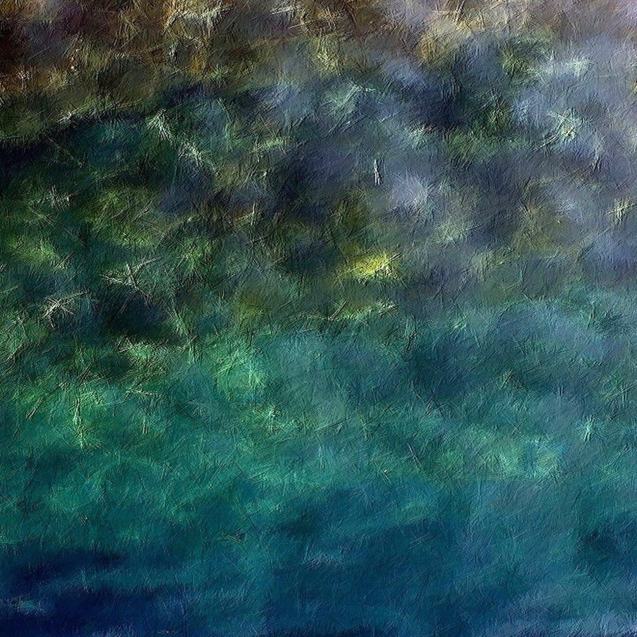 Textured abstract painting titled Diving Off Porto Venere Original Painting