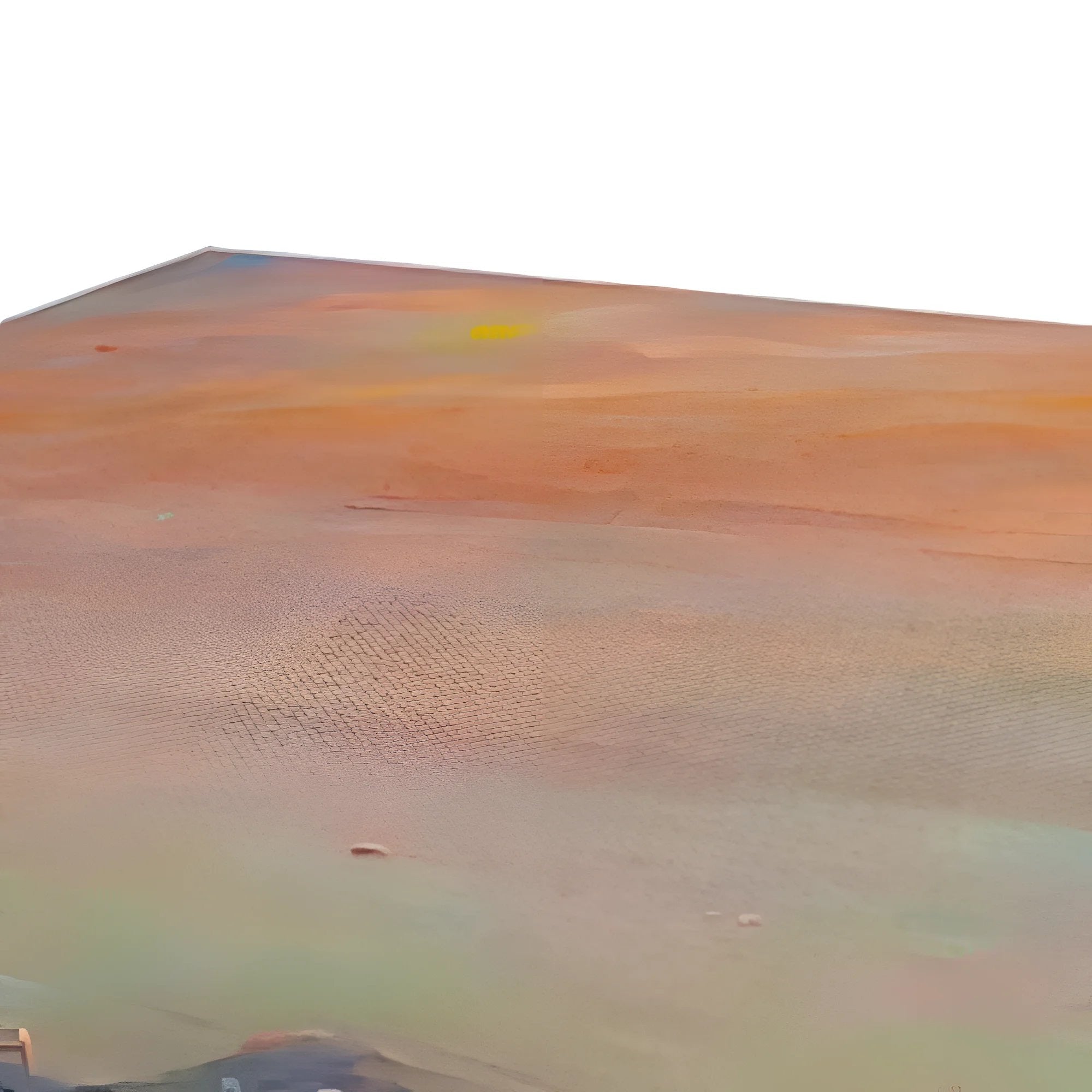 Abstract Dusk Over Gourock Canvas with muted color palette artwork for elegant decor