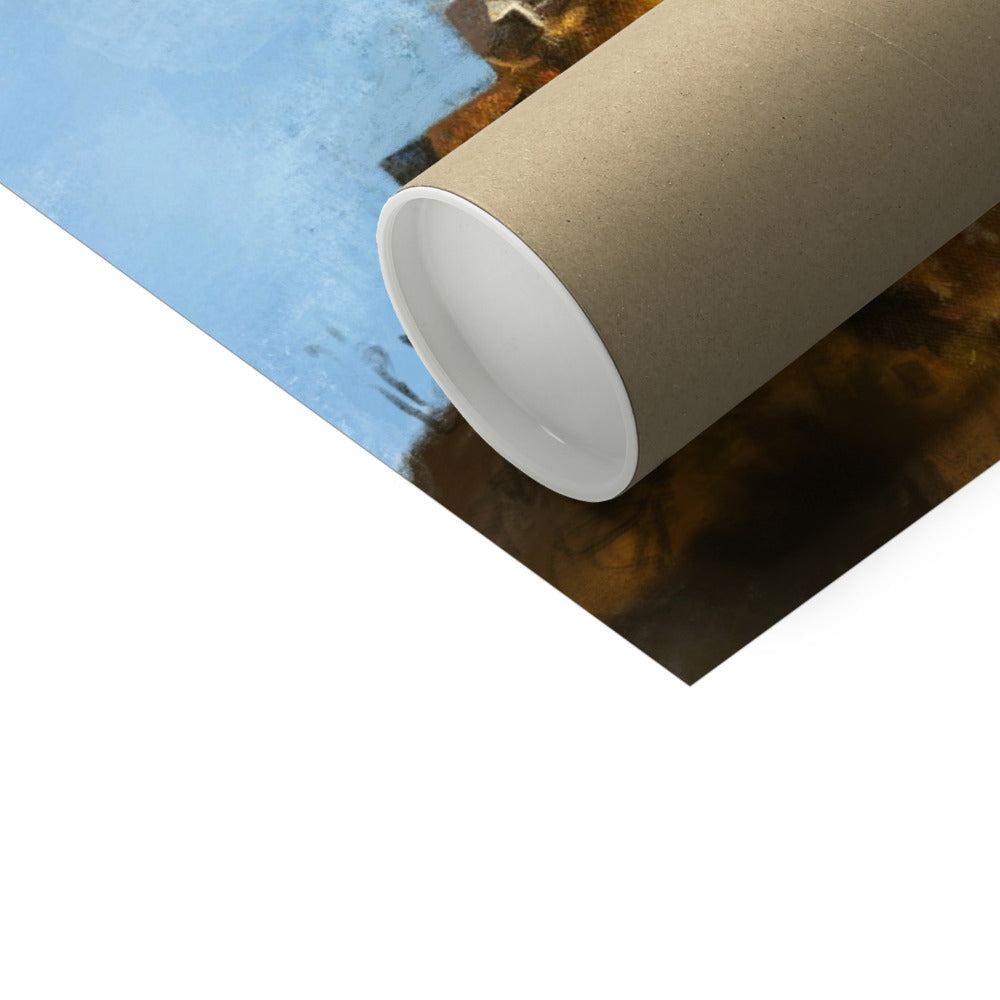 Edinburgh Castle Artist Proof Print in Brown Cardboard Tube