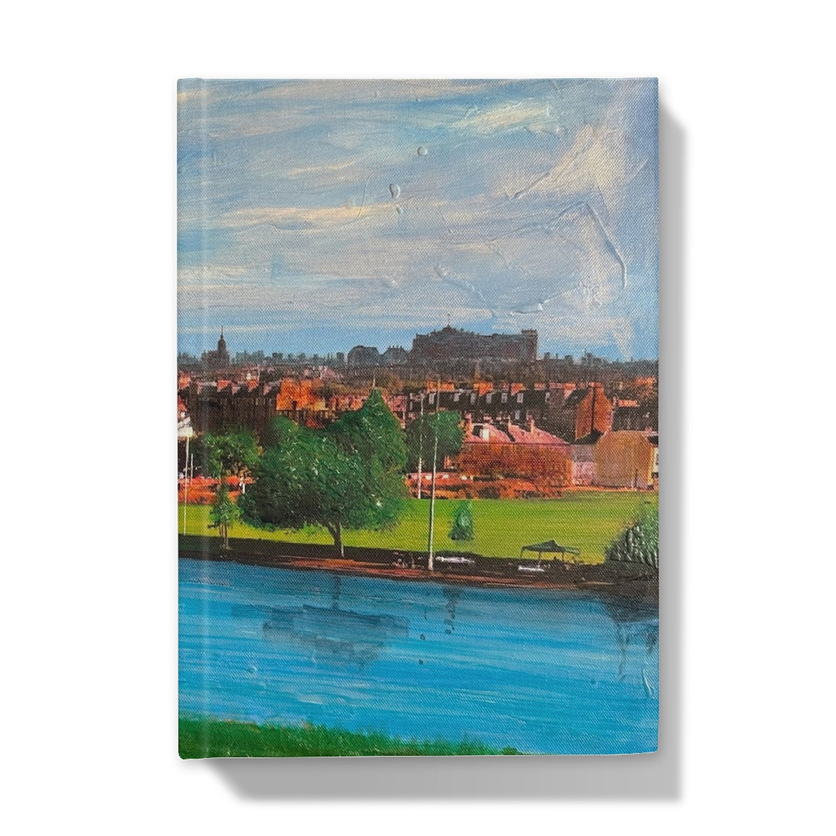 Edinburgh Castle oil painting on Inverleith journal cover