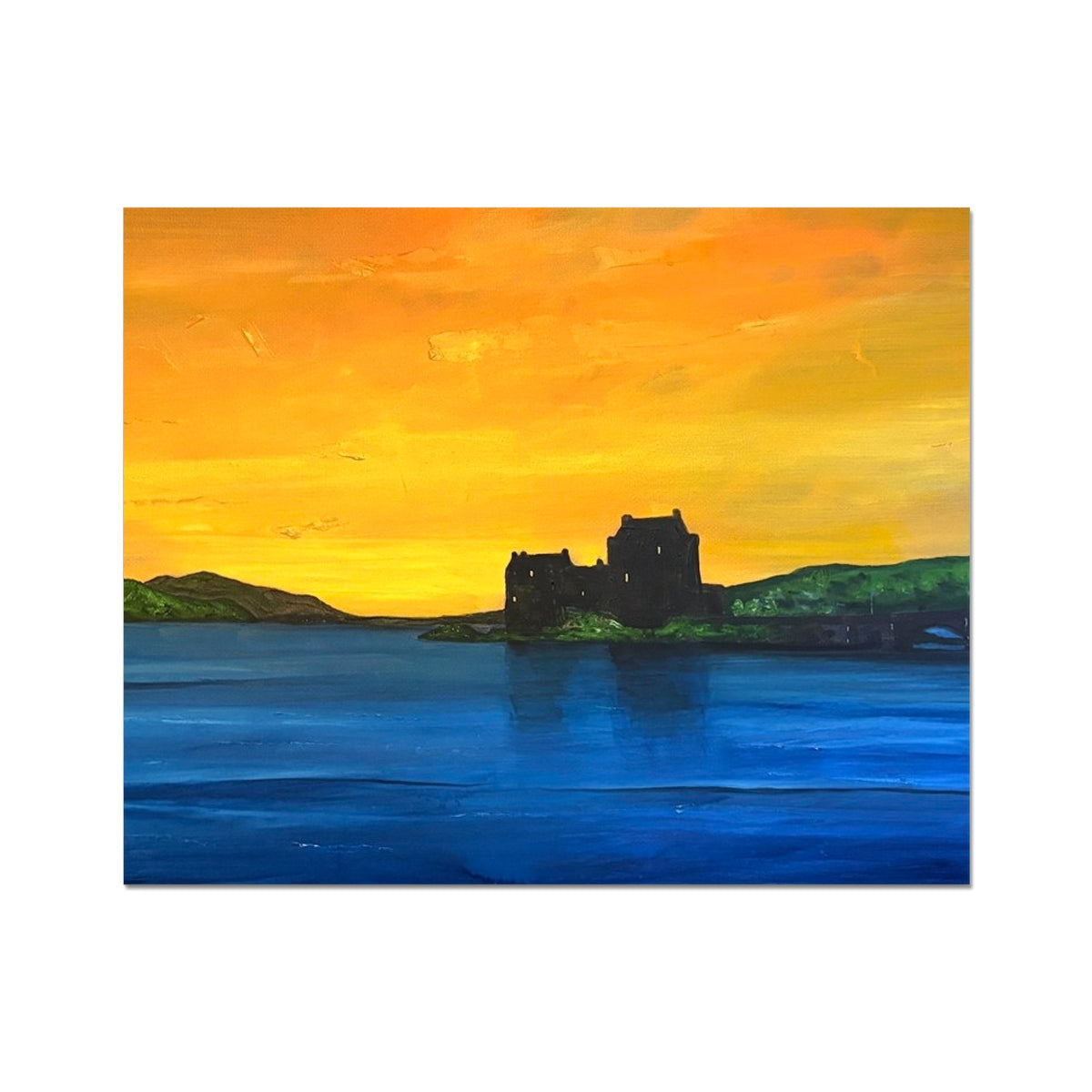 Eilean Donan Castle Dusk Artist Proof Collector Print - Historic & Iconic Art Gallery Scotland - Free Shipping Worldwide