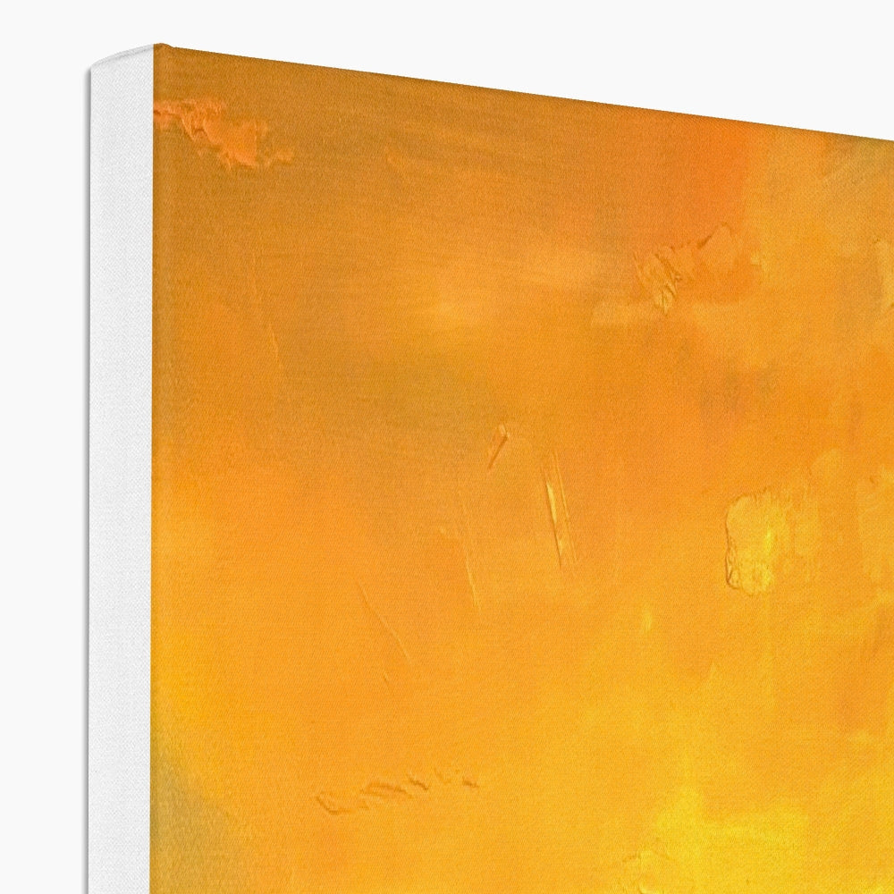 Eilean Donan Castle Dusk Canvas Prints - Historic & Iconic Art Gallery Scotland - Free Shipping Worldwide