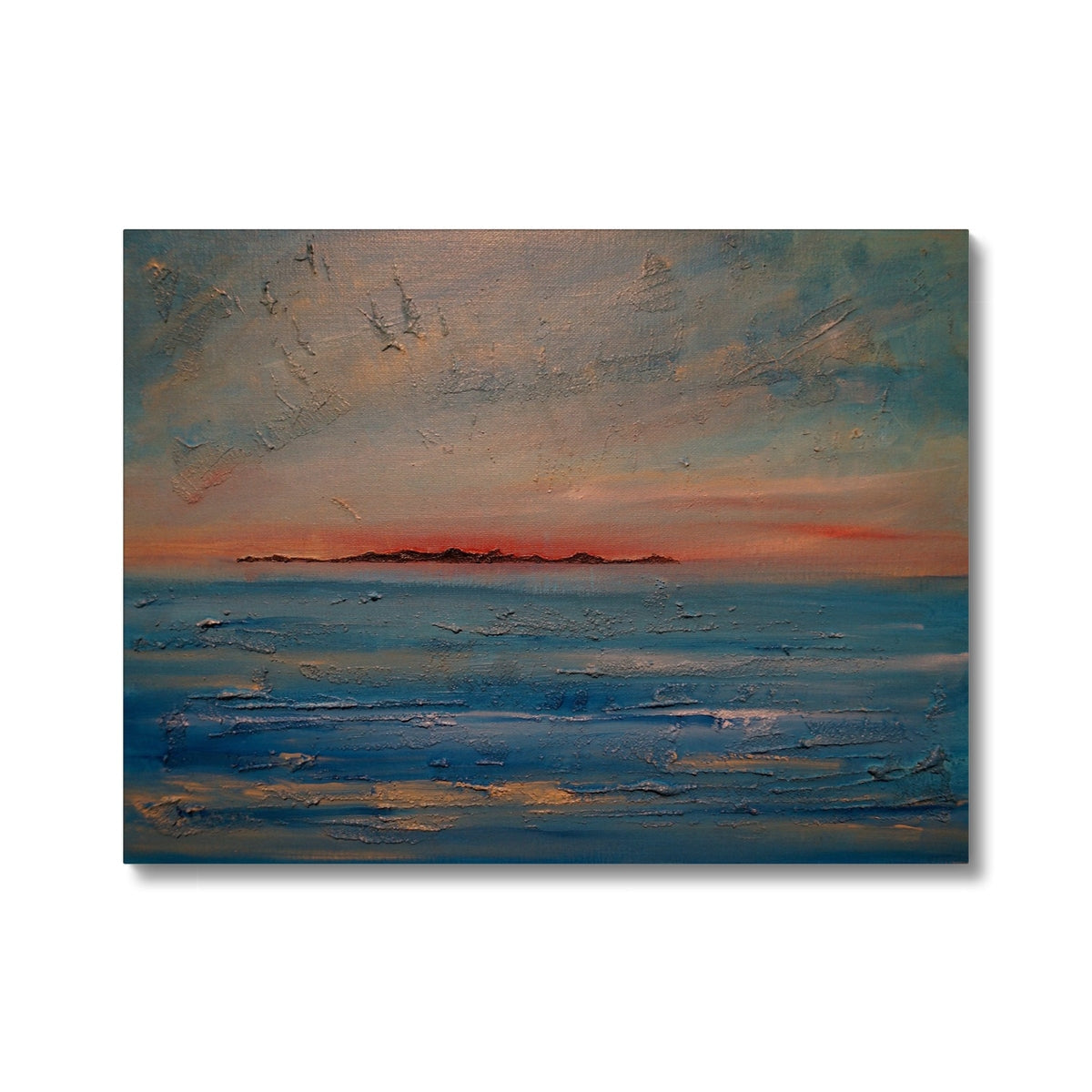 Gigha Sunset Canvas Prints - Hebridean Islands Art Gallery Scotland - Free Shipping Worldwide
