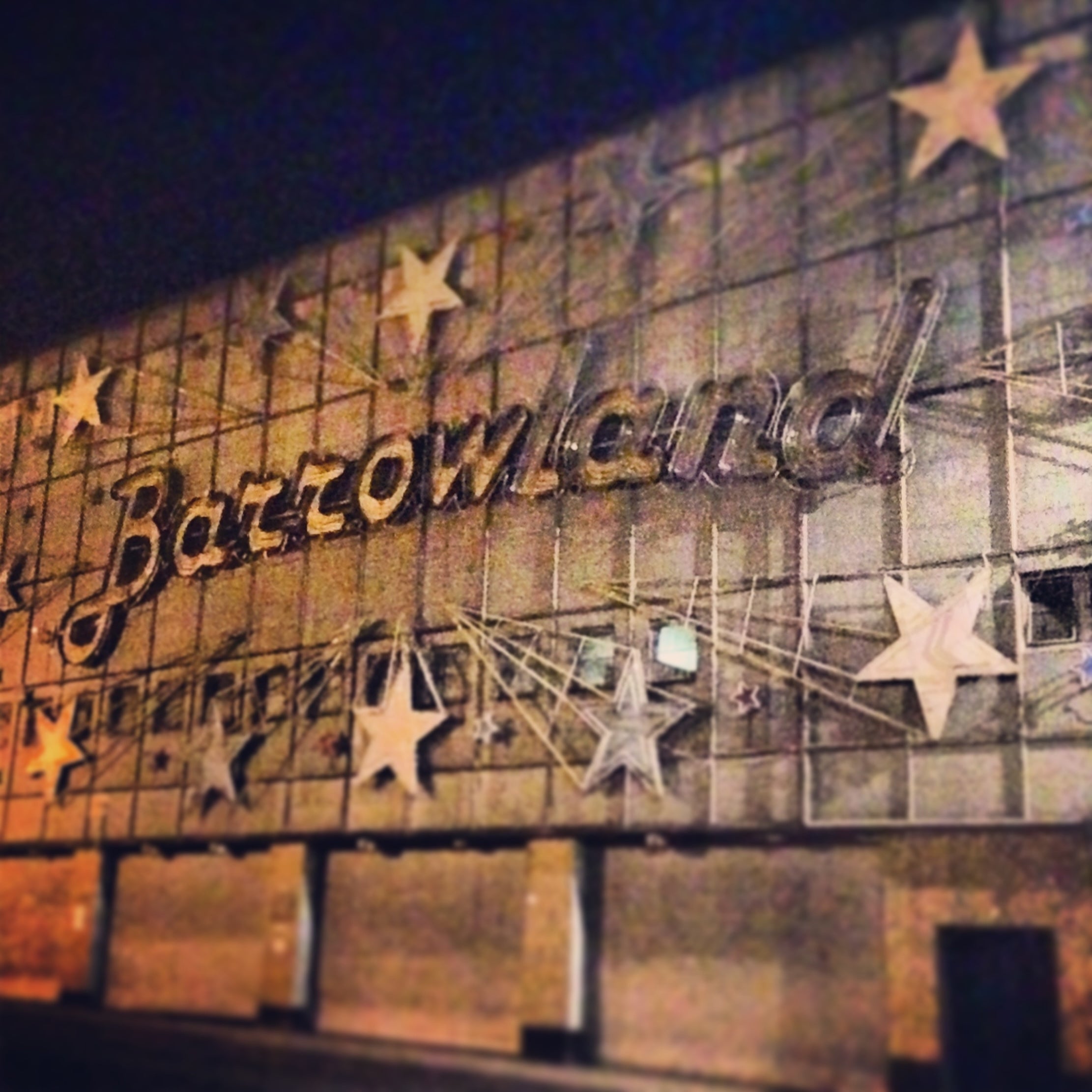 Glasgow Barrowlands Shows Over Original Painting featuring Barrowland Ballroom sign