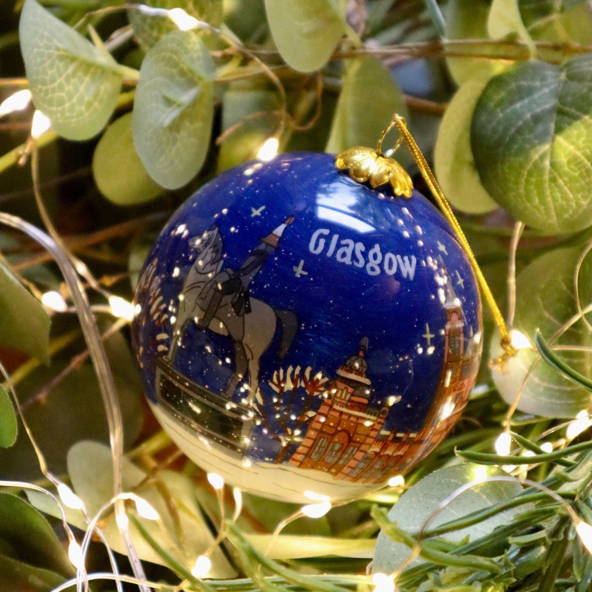 Glasgow City | Scottish Christmas Decoration Bauble