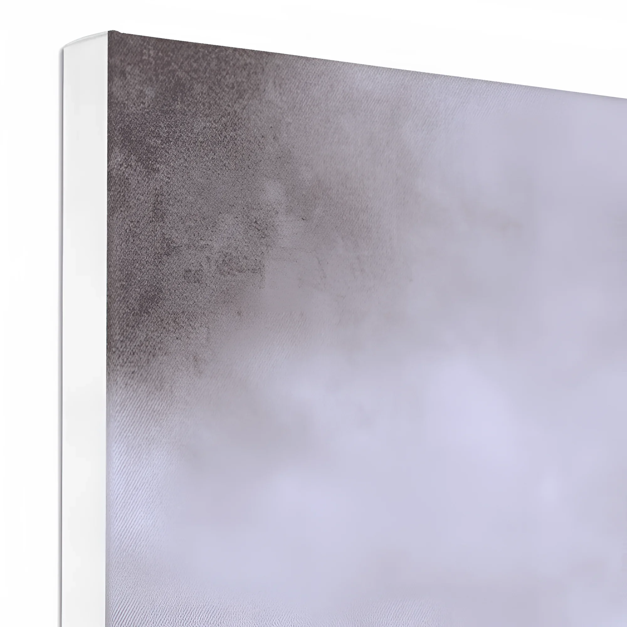 Textured canvas print with white border from Glencoe Mist Scottish wall art