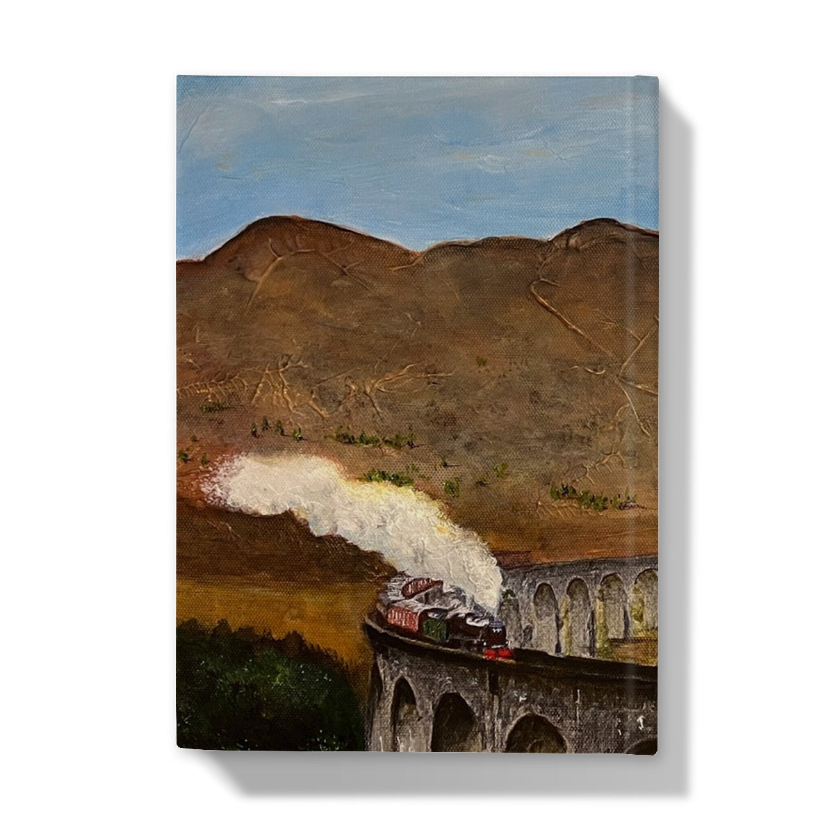 Glenfinnan Viaduct steam locomotive canvas print journal