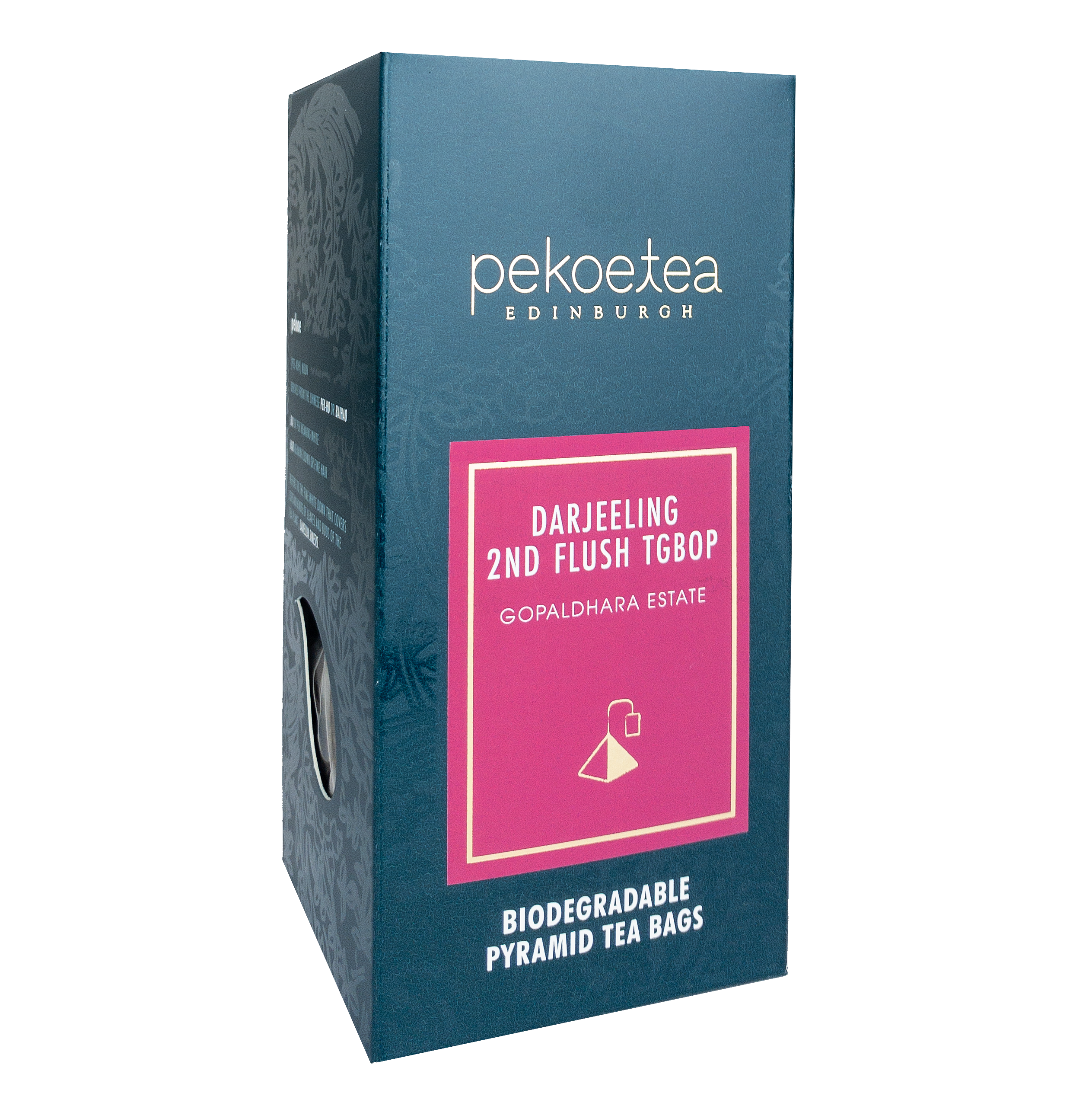Gopaldhara TGBOP Second Flush Darjeeling biodegradable pyramid tea bags