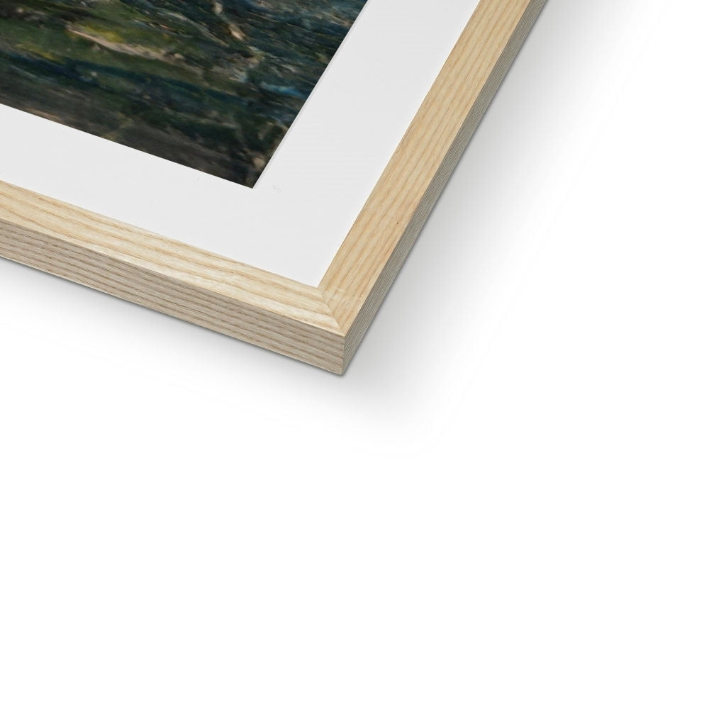 Impressions Of Glencoe I art print in wooden frame with white mat