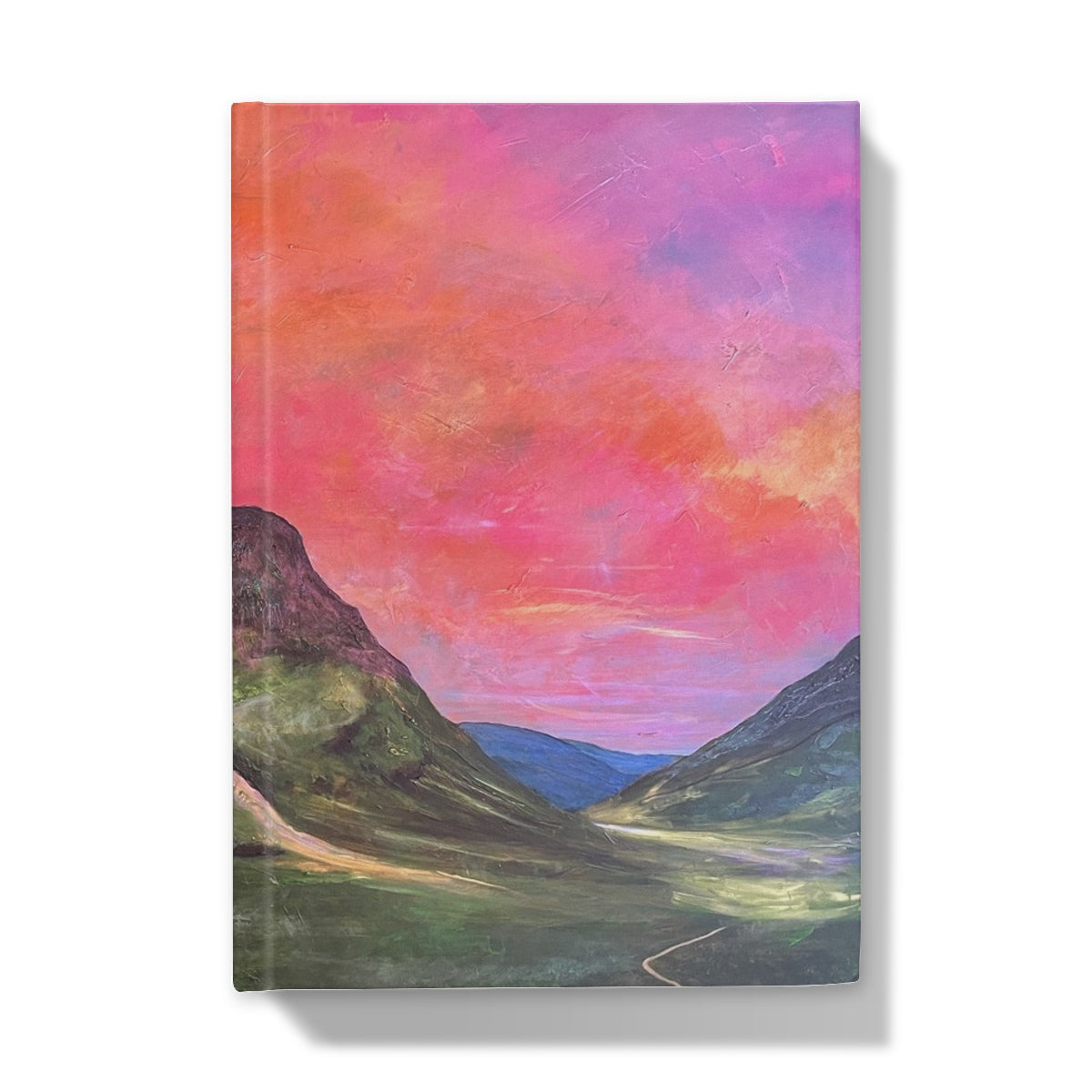 2019 MacBook Pro with Touch Bar on Glencoe Dusk Journal