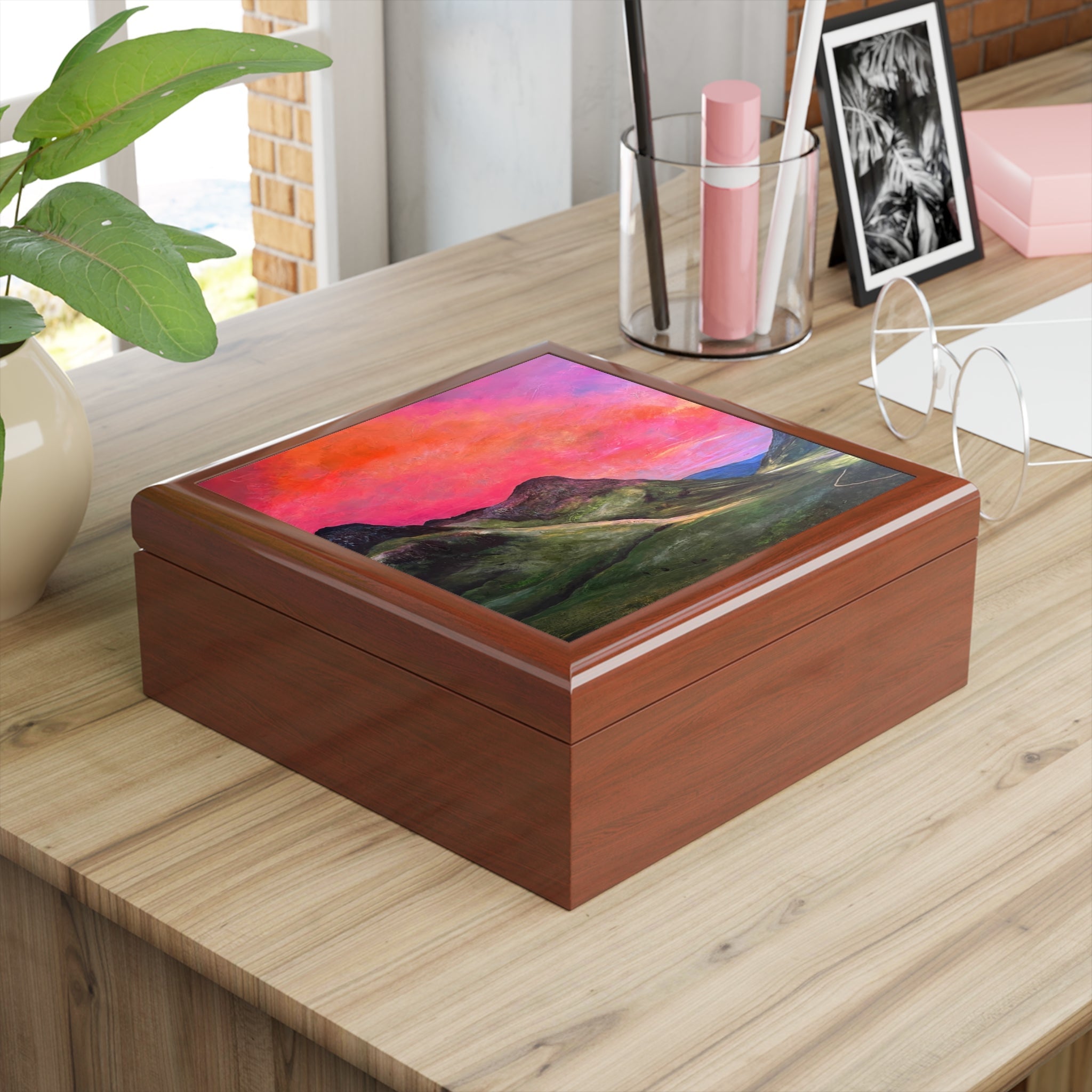 Into The Glencoe Dusk | Jewellery Box | Scotland - Art Gallery - Free Shipping Worldwide
