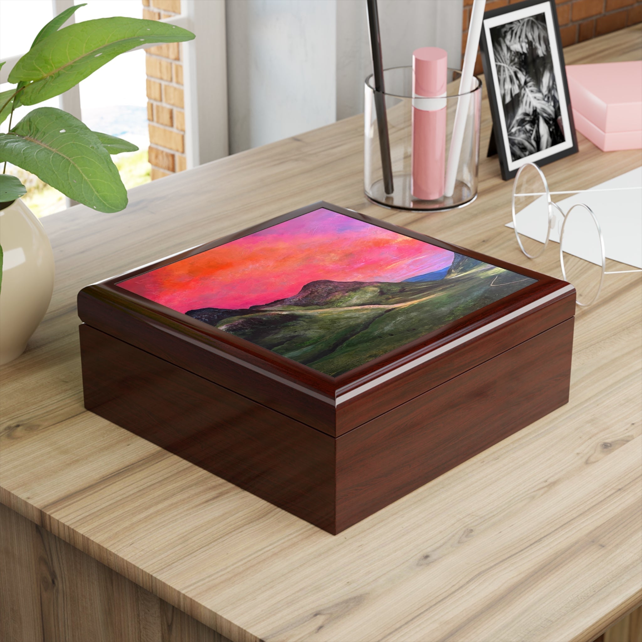 Into The Glencoe Dusk | Jewellery Box | Scotland - Art Gallery - Free Shipping Worldwide