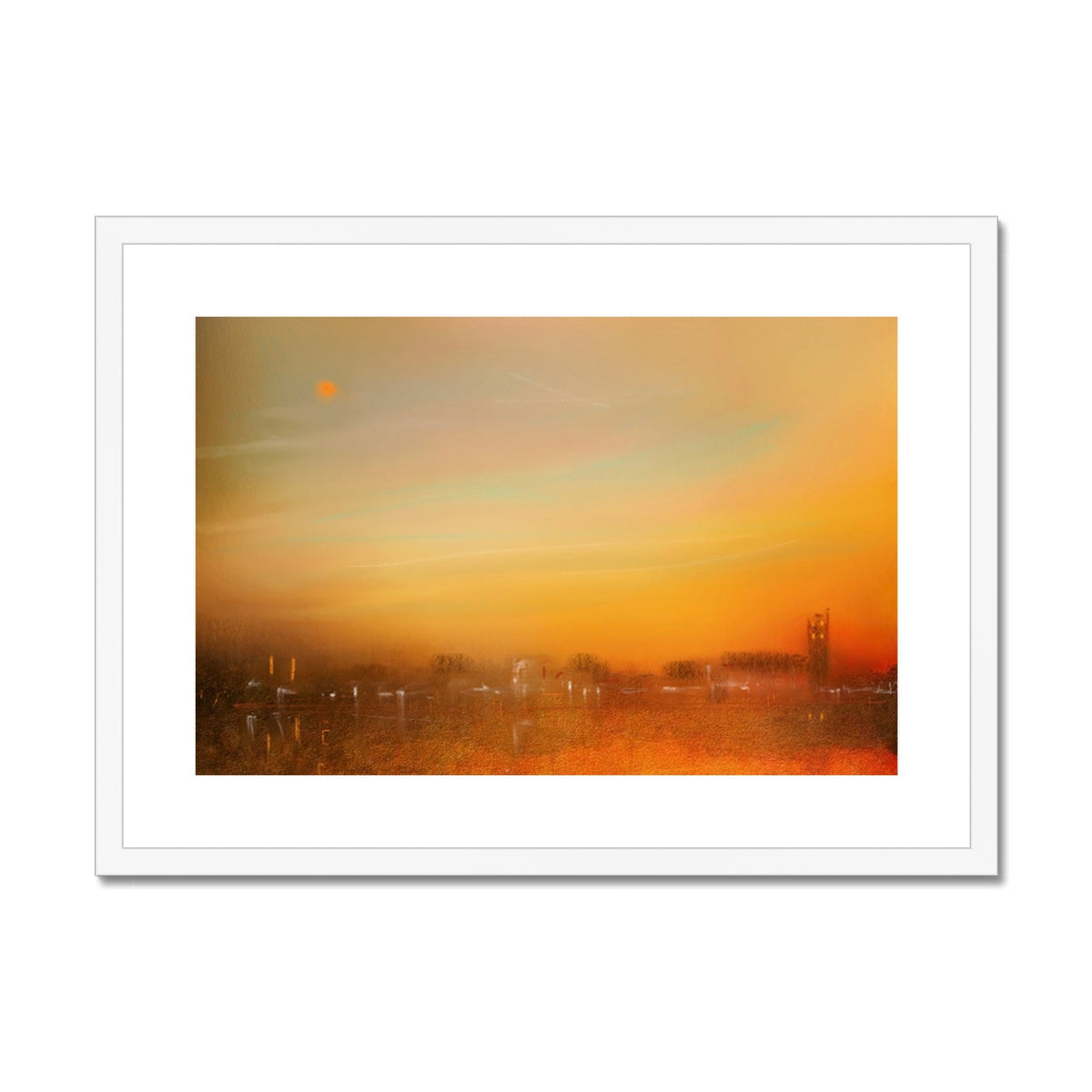 Golden Gate Bridge wall art print from Inveraray Dusk collection