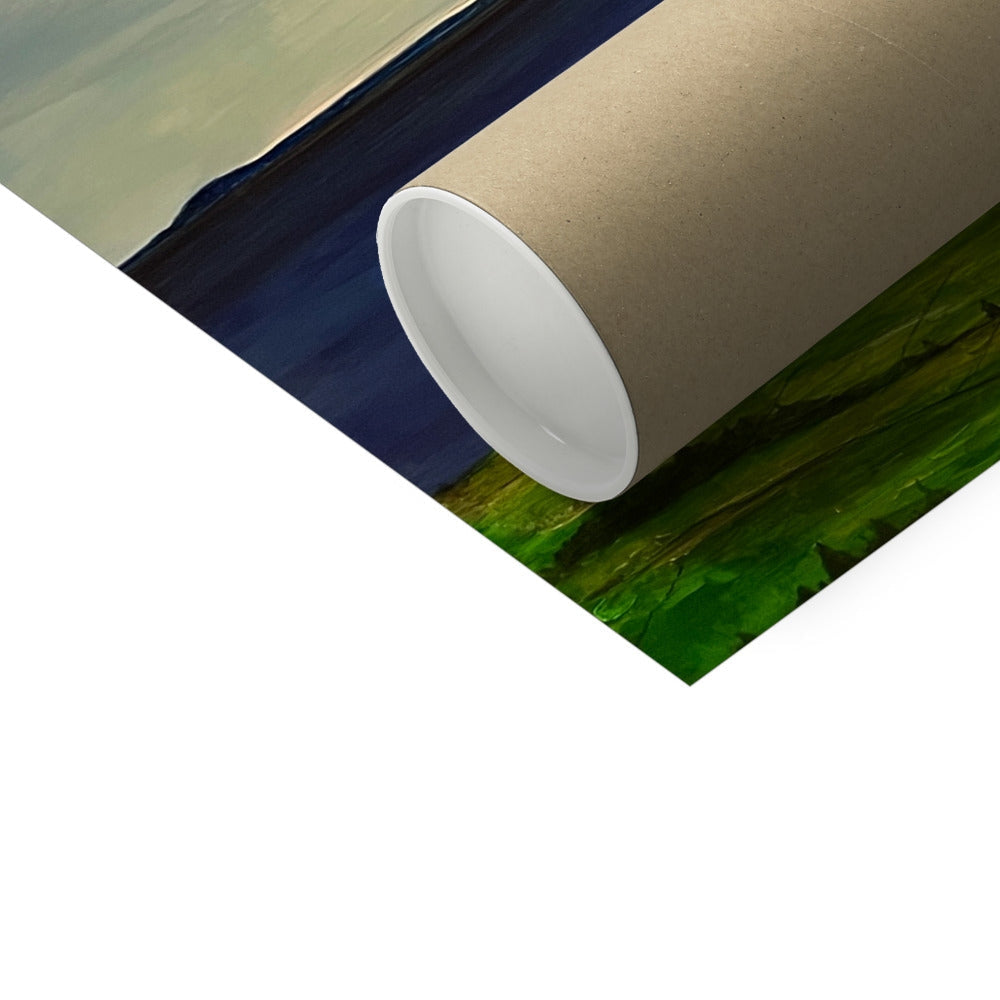 Beige wrapping paper roll with green grass and blue sky, 18 inches wide