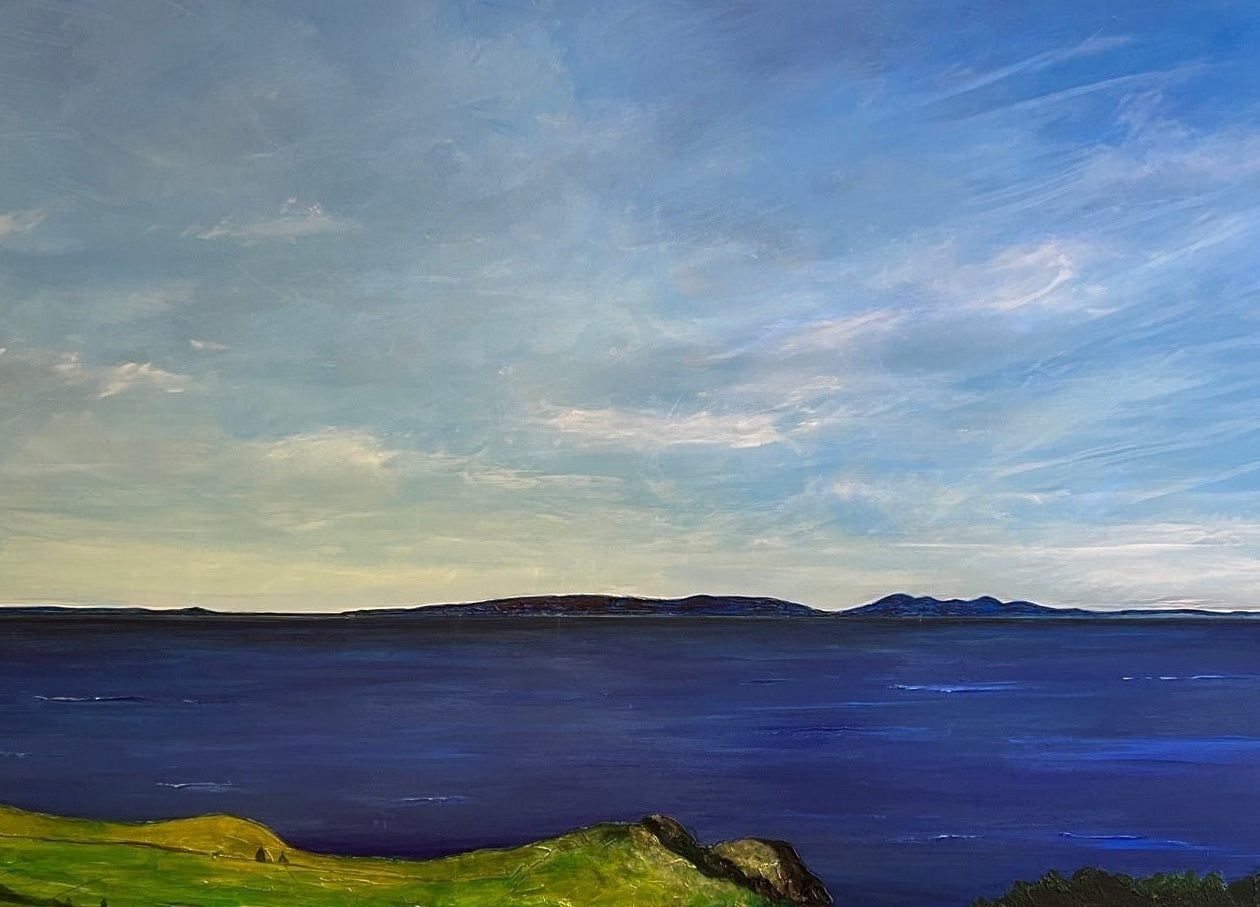 Coastal landscape painting from Ireland to Scotland in the From Ireland to Scotland Original Painting product