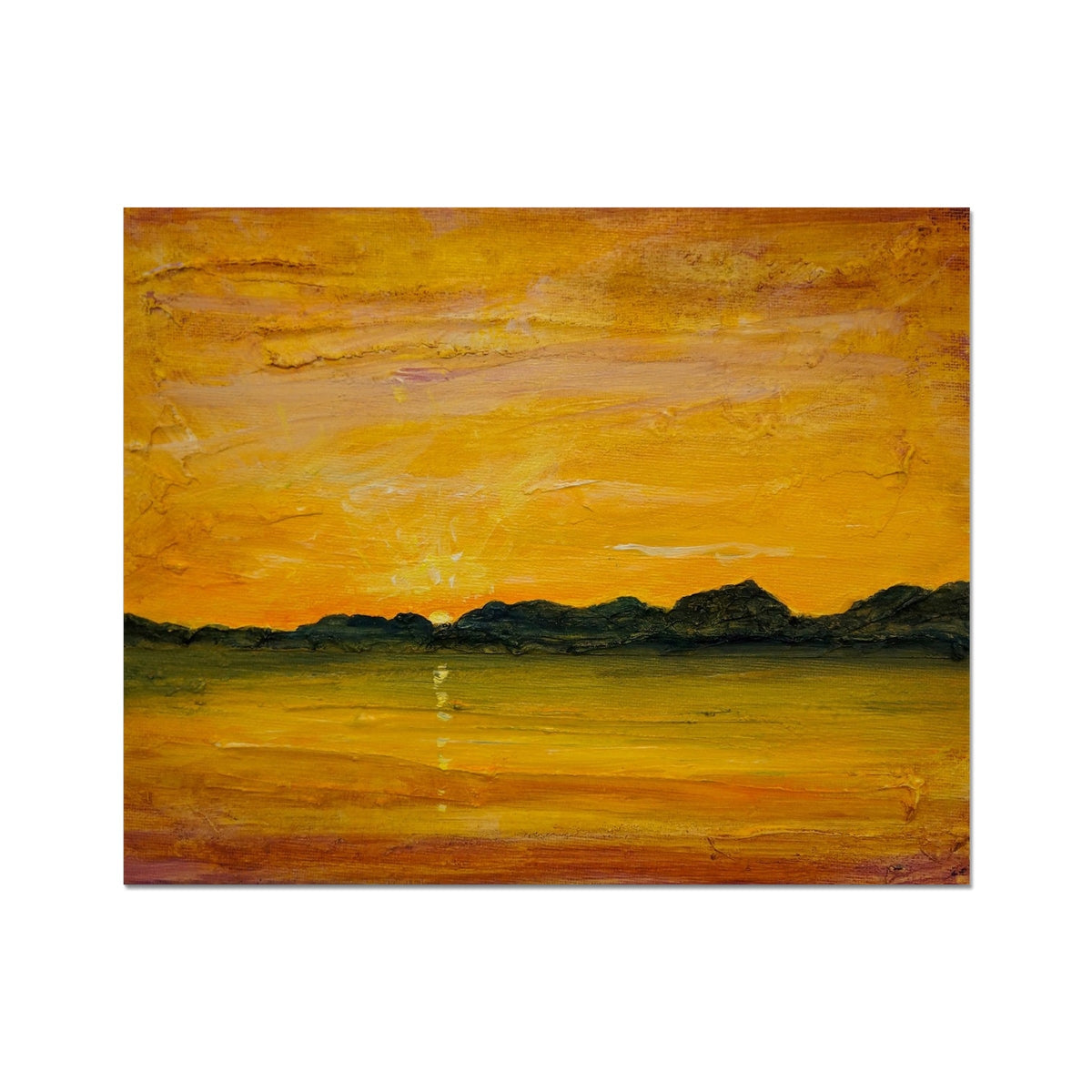 Jura Sunset Artist Proof Collector Print - Hebridean Islands Art Gallery Scotland - Free Shipping Worldwide