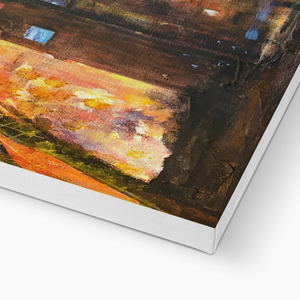 Kelvingrove Art Gallery Dusk Canvas Prints - Edinburgh & Glasgow Scotland - Free Shipping Worldwide