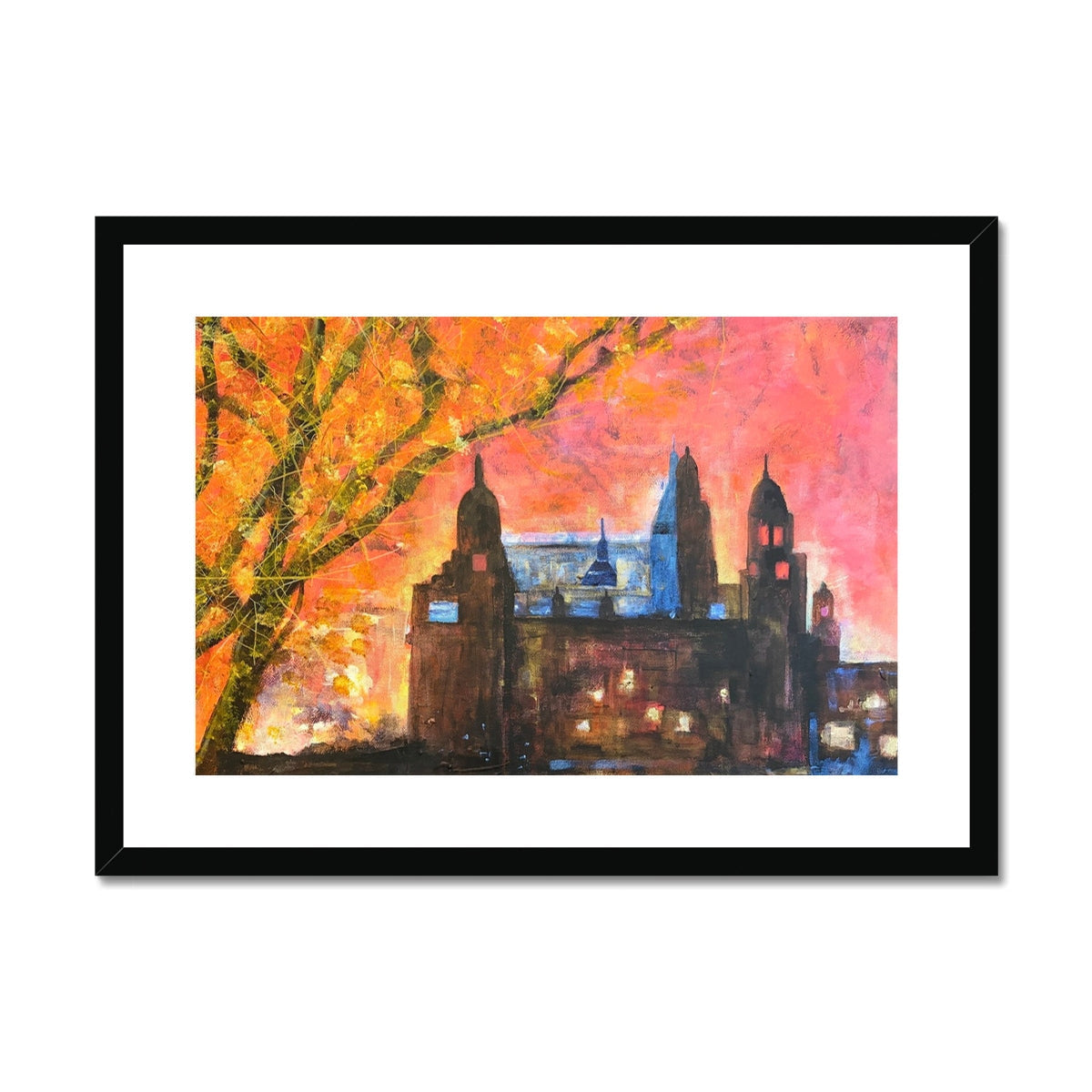 Kelvingrove Art Gallery Dusk Prints - Edinburgh & Glasgow Scotland - Free Shipping Worldwide