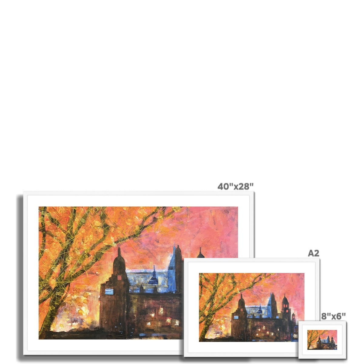 Kelvingrove Art Gallery Dusk Prints - Edinburgh & Glasgow Scotland - Free Shipping Worldwide